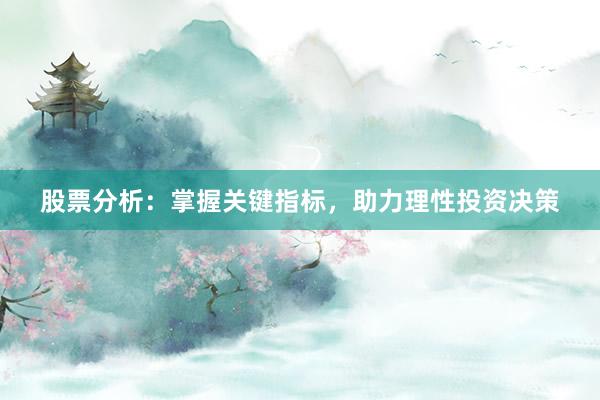 股票分析：掌握关键指标，助力理性投资决策