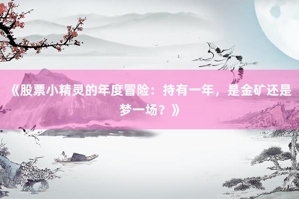 《股票小精灵的年度冒险：持有一年，是金矿还是梦一场？》